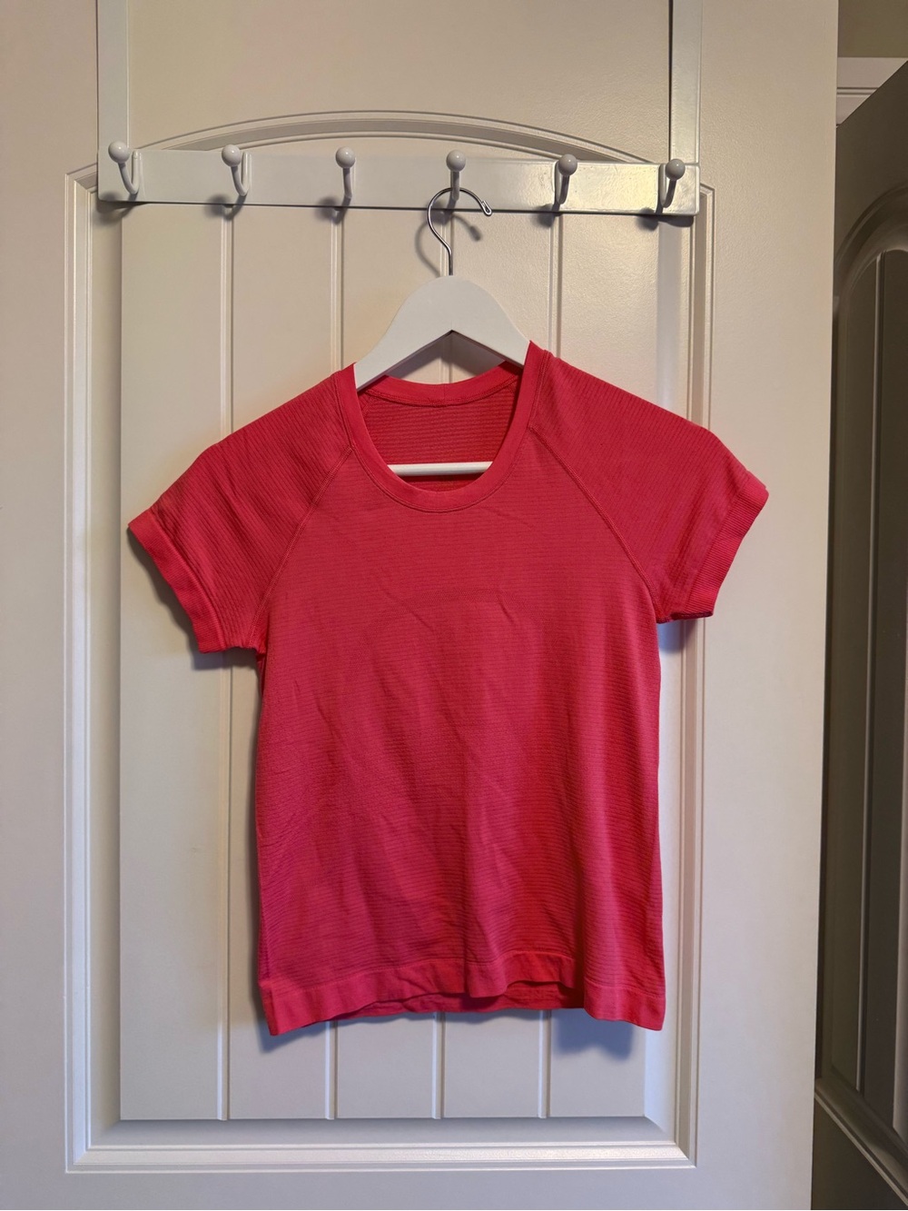 lululemon athletica Short Sleeve Tee in Bright Pink